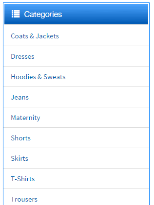 Shop Categories